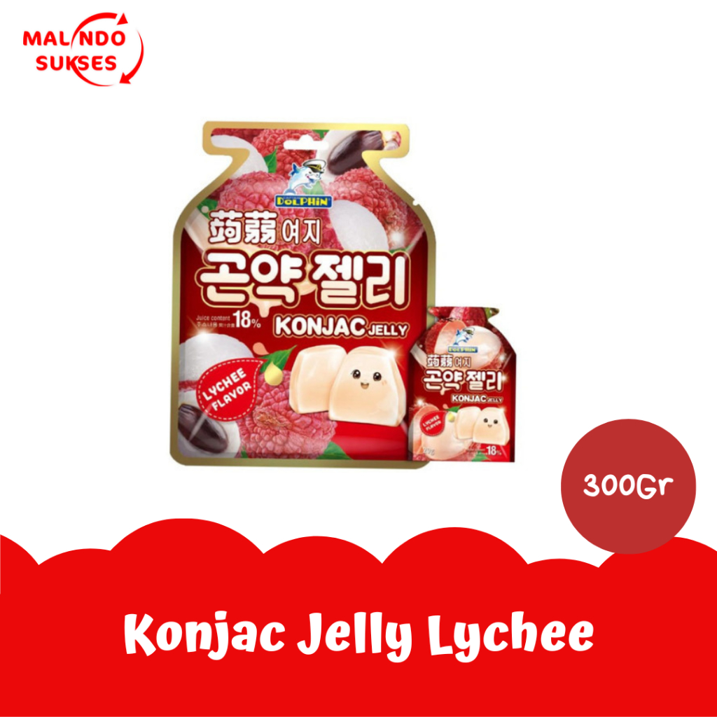 

Konjac Jelly Lychee 300gr