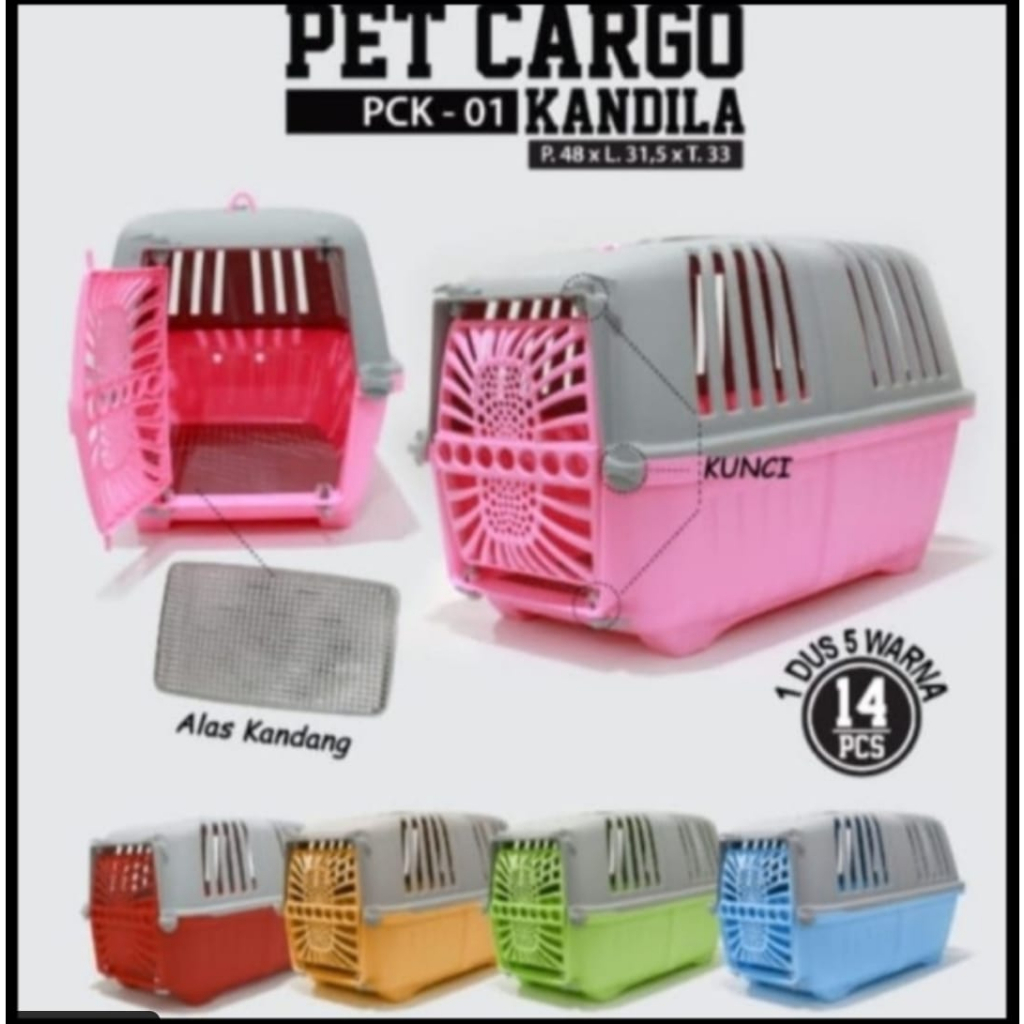 Pet Cargo Kandila Kucing Tas Kucing Kargo Per Carrier PCK .01