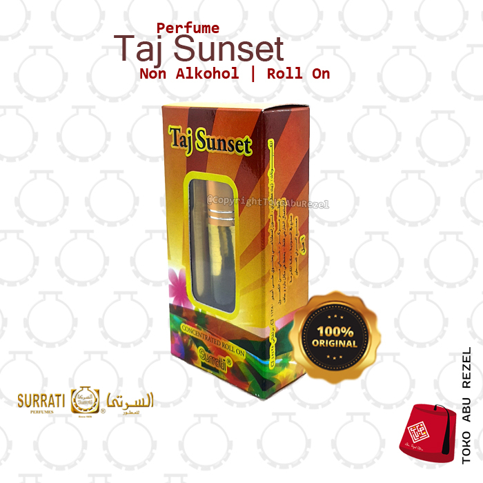 SURRATI TAJ SUNSET ROLL ON 6ML | Parfum Surrati | Bibit Minyak |  Surrati Perfumes| Original Product | Surrati Factory Holly Makkah KSA