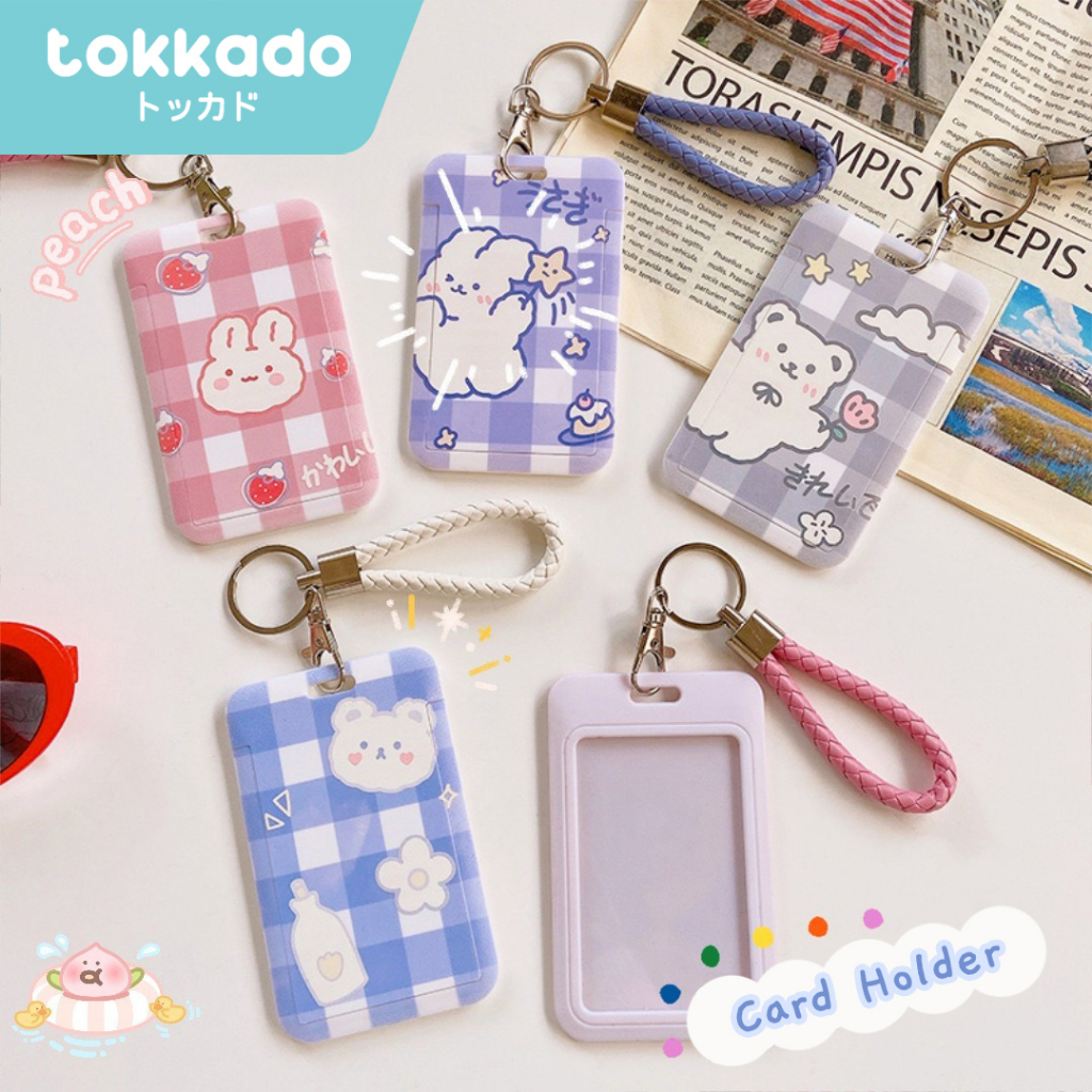 

TOKKADO Keito Lanyard Kartu ID Card Holder Name Tag Karakter Lucu