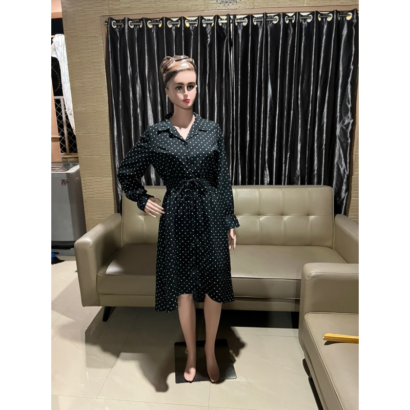 Tunik import premium/polkadot/dress wednesday