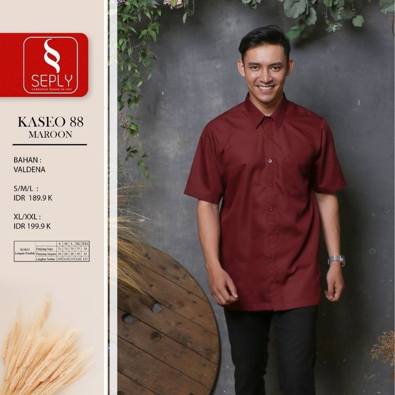 Koko Ayah ETHICA KASEO 88 MAROON | EKSIS 109 MAROON