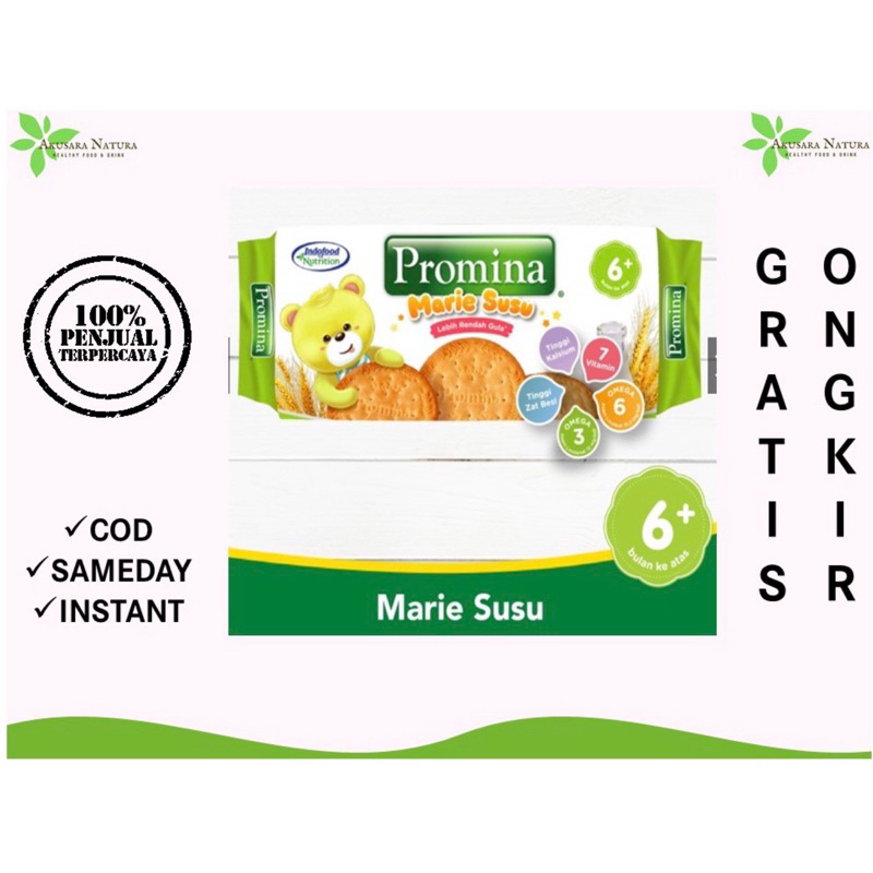 

Promina Biskuit Marie Roll susu 150g [ED November 2024