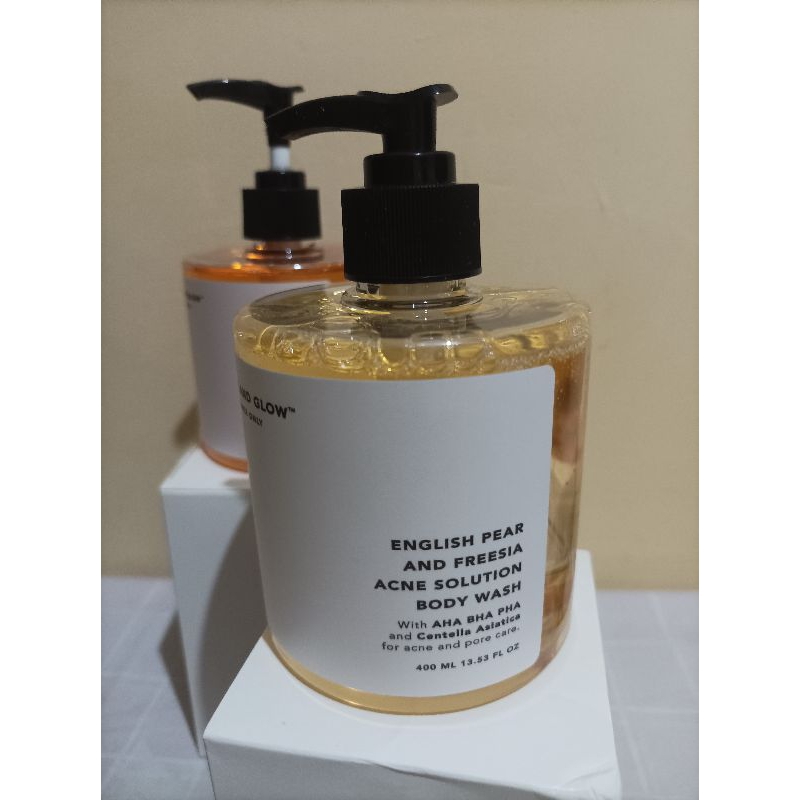 Grace &amp; Glow English pear and freesia acne solution Body Wash