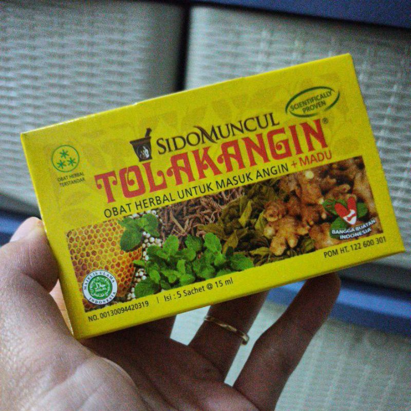 Tolak Angin Sidomuncul Masuk Angin sachet box