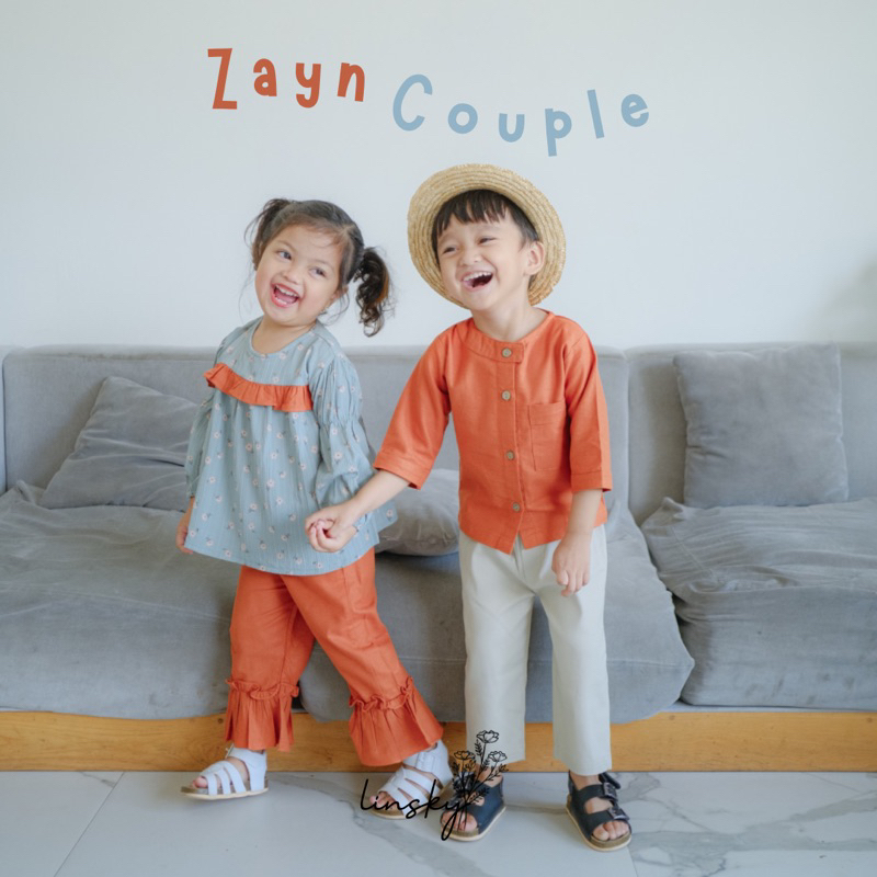 LINSKY BABY - Zayn Couple Set Setelan Anak Couple Raya Series