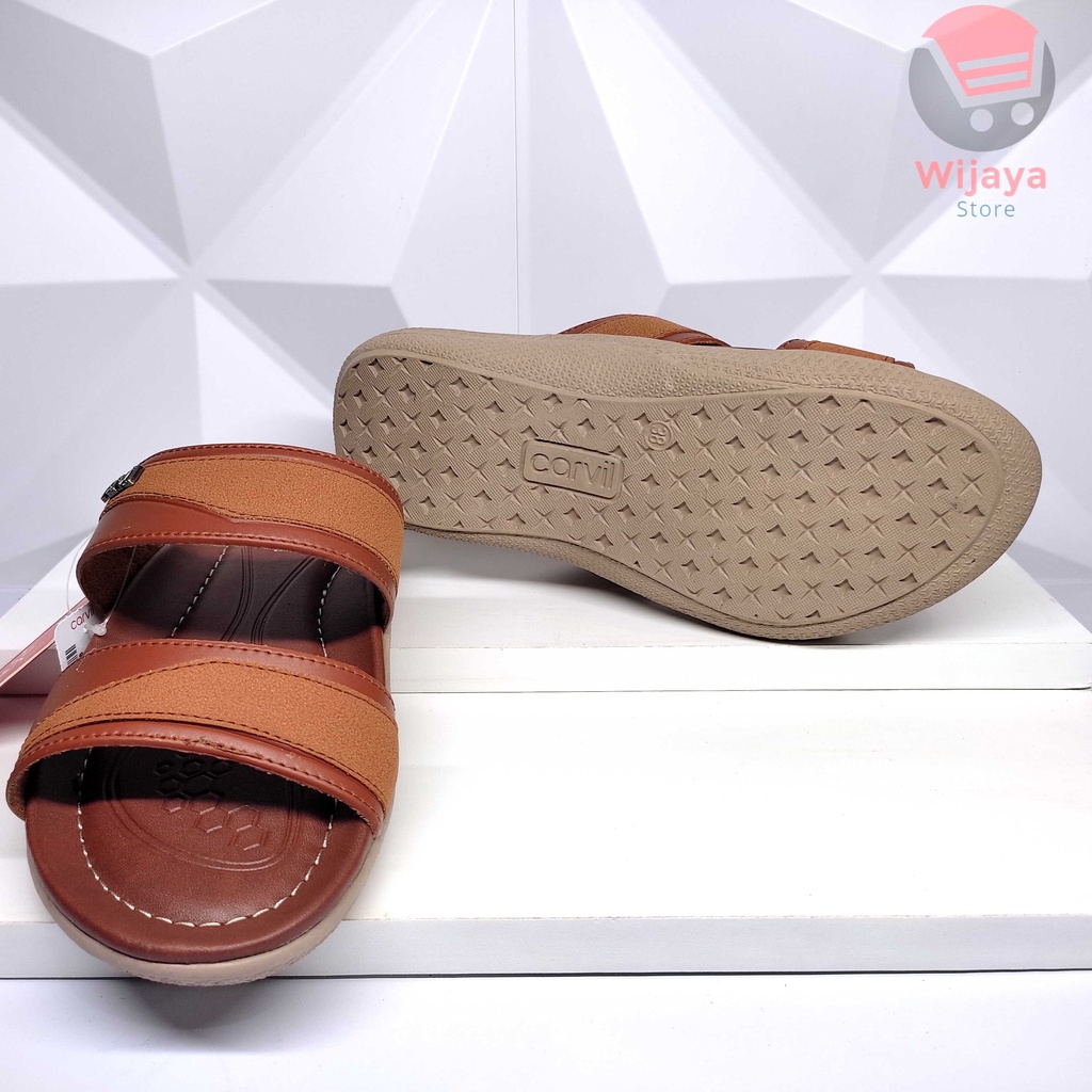 Carvil Dunhil Sandal Slop Pria Sendal Selop Kasual Pria Laki-Laki Original Carvil Desain Trendy Kulit Sintetis Berkualitas MARCUS REVINO ALAN ALFREDO