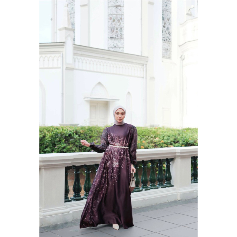vanilla hijab laluna dress