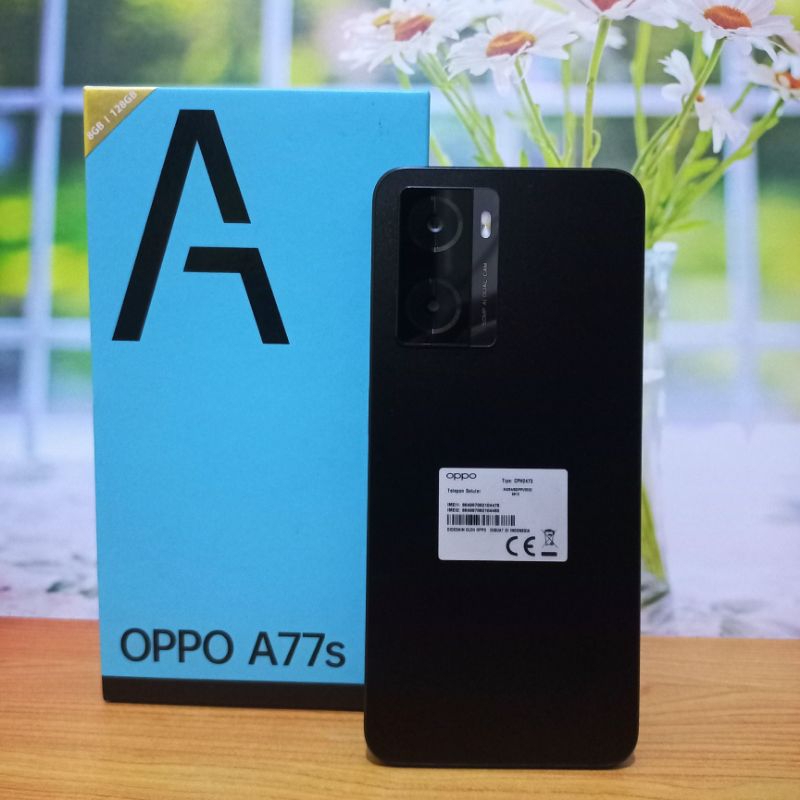OPPO A77S 8/128 SECOND ORIGINAL LENGKAP FULLSER MULUS HP OPPO SECOND
