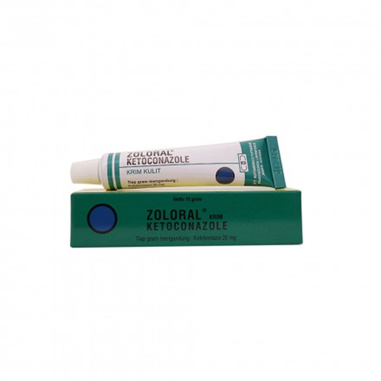 ZOLORAL KRIM 10 GRAM - MENGOBATI INFEKSI DERMATOFIT/JAMUR PADA KULIT