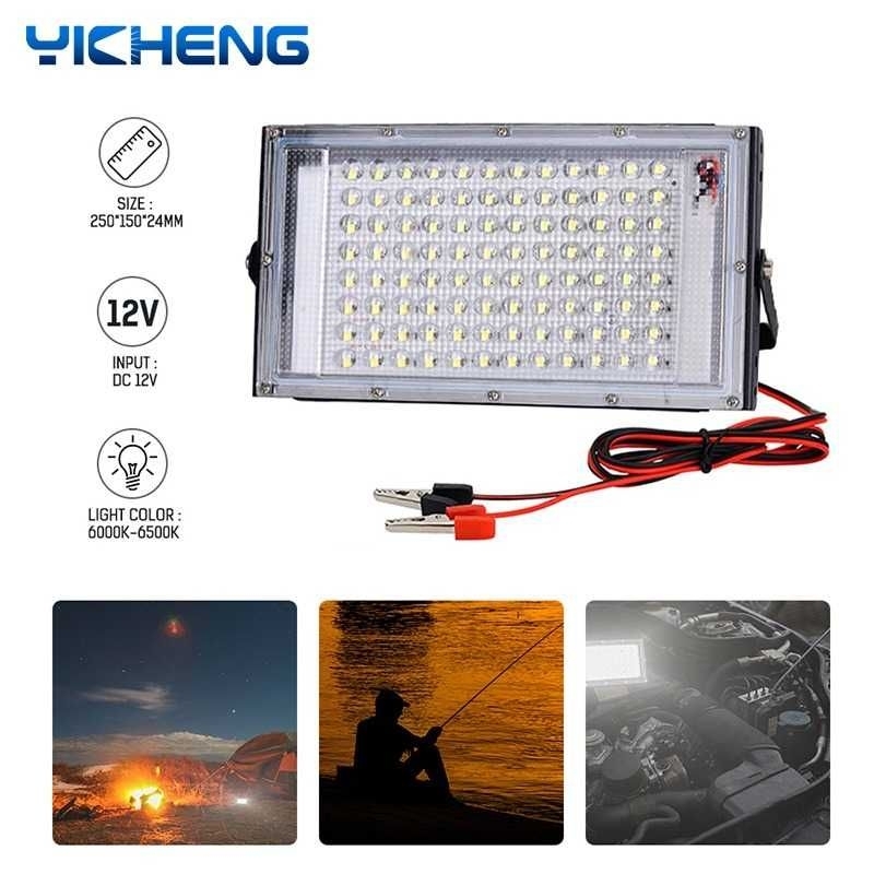 YICHENG Lampu Sorot LED Outdoor Floodlight Cool White 12V 100W - YC65