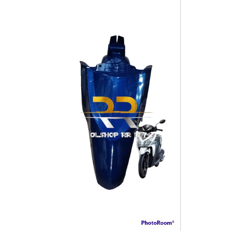 SPAKBOR DEPAN VARIO 125 TECHNO BIRU