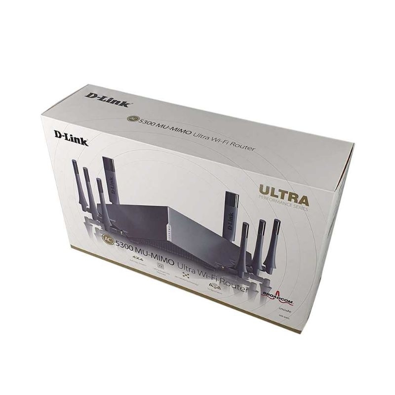 D-Link AC5300 Ultra WiFi Router Tri Band MU-MIMO 2.4/5.0GHz 8 Antena - DIR-895L