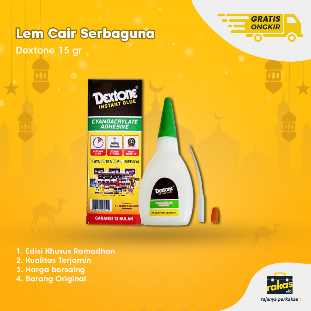 

Lem Cair Serbaguna Dextone Berkualitas