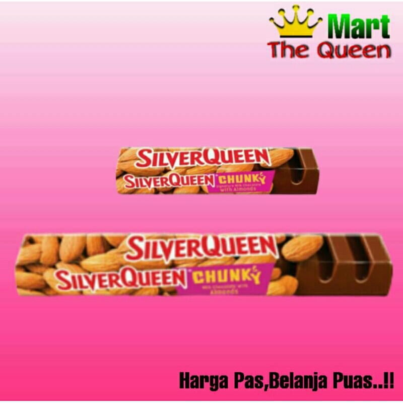 

SILVERQUEEN CHUNKY BAR chocolate almond 95gr