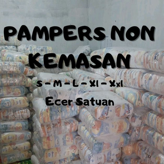 Pemper Celana Non Kemasan S M L Xl Xxl isi 20