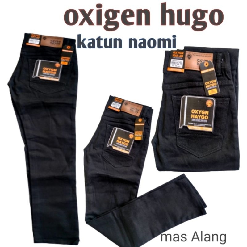celana bahan katun Naomi celana oxigen hugo celana panjang pria dewasa celana katun keren