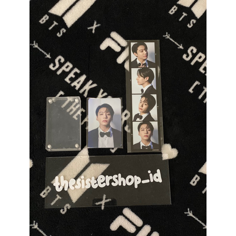 [READY STOCK] BTS PHOTOCARD ACRYLIC HOLO PC JK JUNGKOOK POB THE FACT CHINA•PHOTO STRIP JK JUNGKOOK T