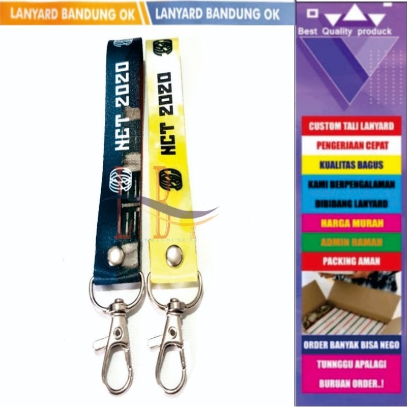 

Gantungan kunci custom/cetak lanyard gantungan kunci