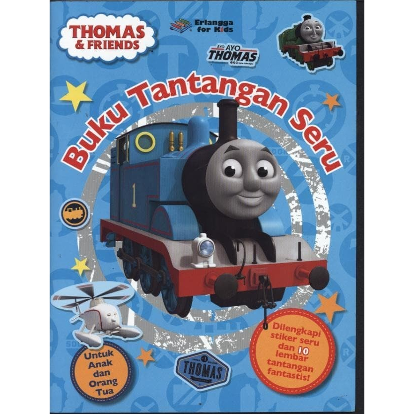 Buku Thomas and Friends Tantangan Seru Plus Stiker