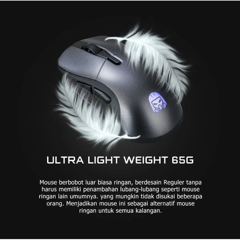 DIGITAL ALLIANCE Terra Gaming Mouse  RGB  White Grey Garansi Resmi