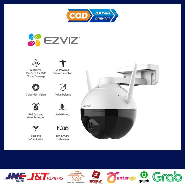 Terbaik Ezviz C8C Pro A1 Ip Camera Outdoor CCTV PTZ 1080P TEOS