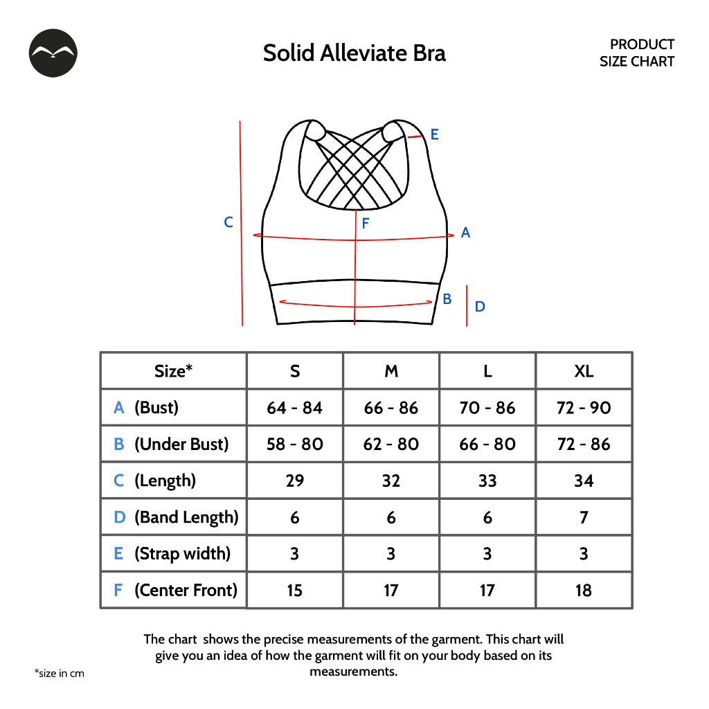 miniletics Last Stock - Solid Alleviate Bra Olahraga Wanita, Support with A/B cup