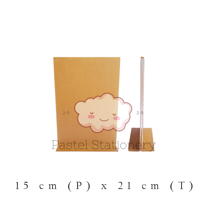 

Stand Acrylic A5 Display Papan Nama Harga Menu Brosur Akrilik Tent Sign Holder