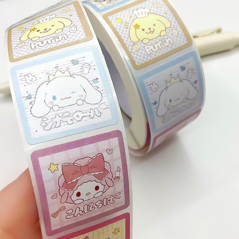 COD✨500 Pcs/set Sticker kartoon Lucu Karakter Sanrio Crayon Shin-chan Bahan Scrapbook Sticker DIY Ulang Tahun Hadiah Untuk Dekorasi Alat Tulis-Yinmer