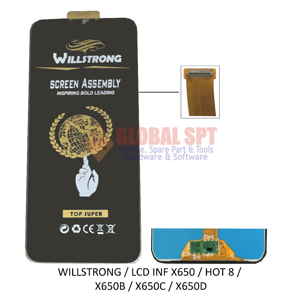 LCD TOUCHSCREEN INFINIX X650 / HOT 8 / X650B / X650C / X650D