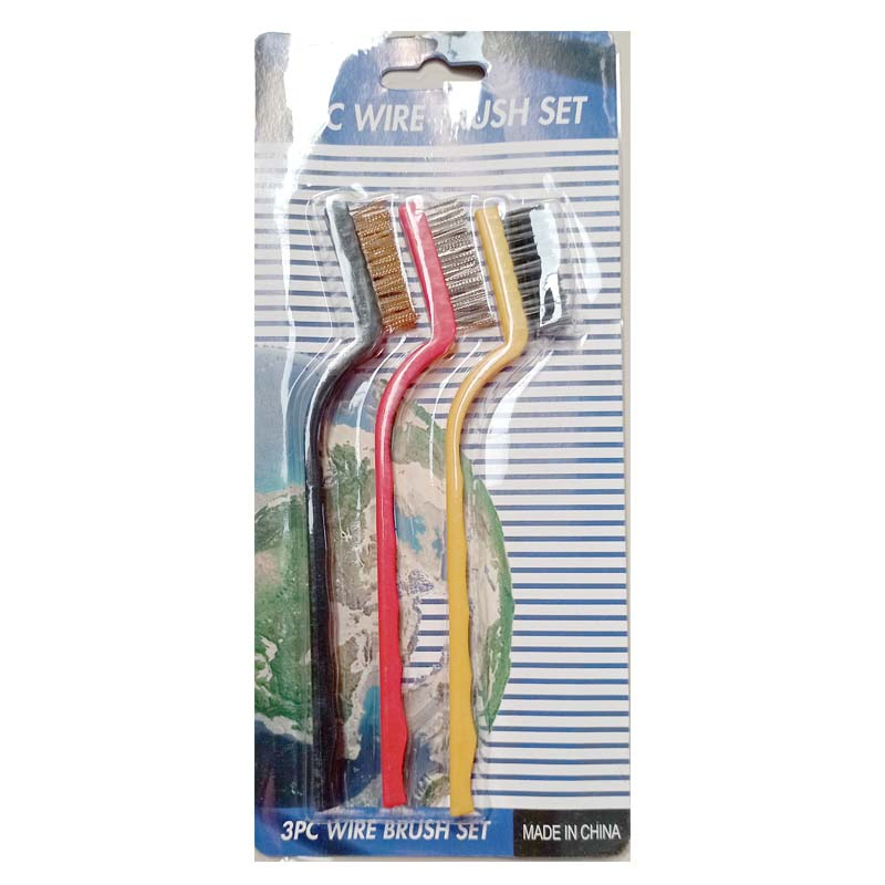 Sikat Kawat Isi 3 pc Nilon Besi dan Kuningan