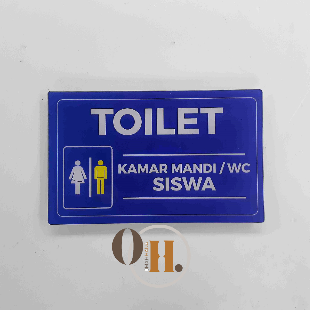 

Akrilik Toilet Siswa - Toilet Murid - Kamar Mandi/WC Siswa