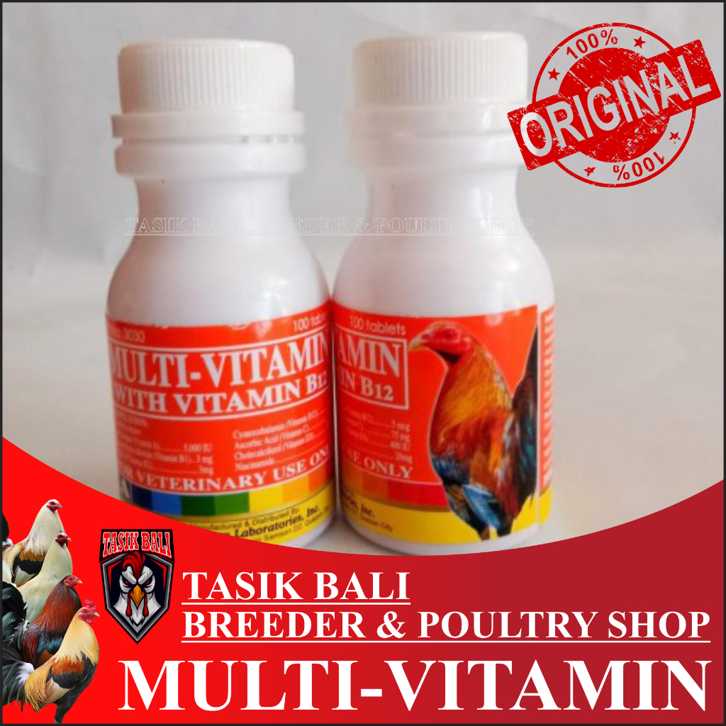 Multivitamin Filipin, Multivitamin Ayam Aduan, Suplemen Kesehatan Ayam