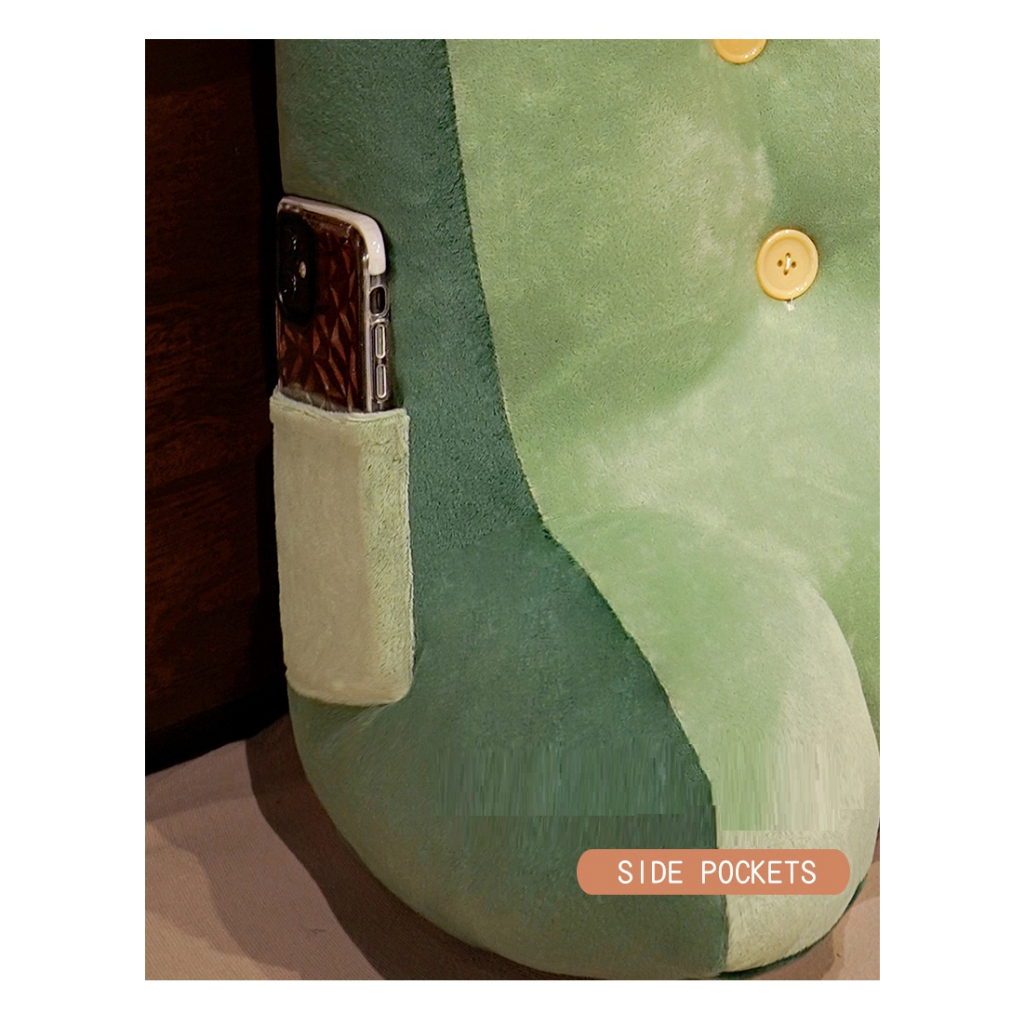 4 in 1 Segitiga Bantal + Guling Lembut Bagus untuk duduk istirahat Dapat Dilepas Dan Dicuci