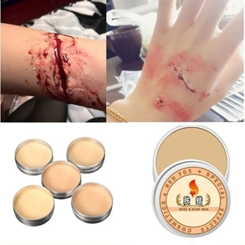 LILIN PEMBENTUK LUKA HIDUNG MANCUNG PALSU WOUND SPECIAL EFFECT MAKEUP SKIN WAX