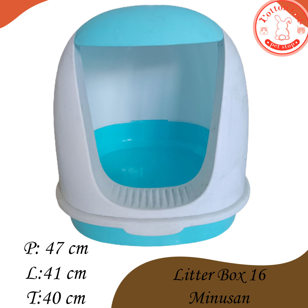 OJOL - Cat Litter BOX 16 Tempat Pasir Kucing Large BACA DESKRIPSI