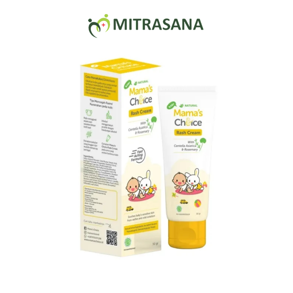Baby Cream Ruam Popok | Mama's Choice Baby Rash Cream 50 gr