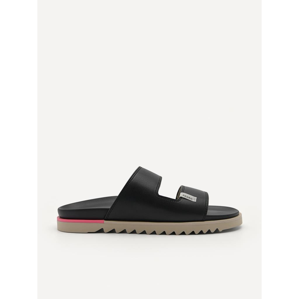 PM151 SANDAL SLIDE PEDRO PRIA ORIGINAL CASUAL BRANDED HITAM