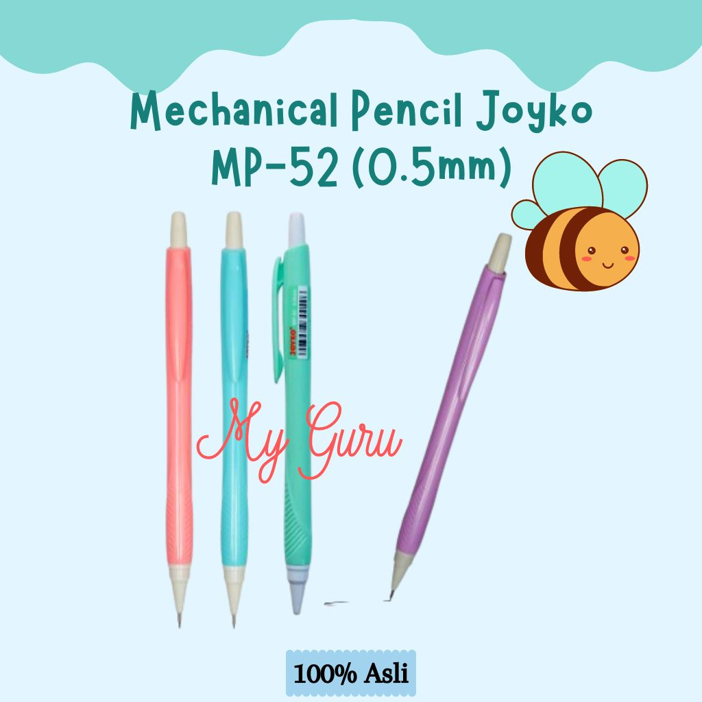 

[PCS] MECHANICAL PENCIL / PENSIL MEKANIK JOYKO MP-52 0.5 MM PASTEL WITH ERASER