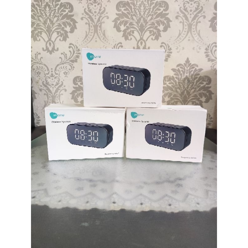 Inone Speaker Bluetooth Jam alarm Wireless New