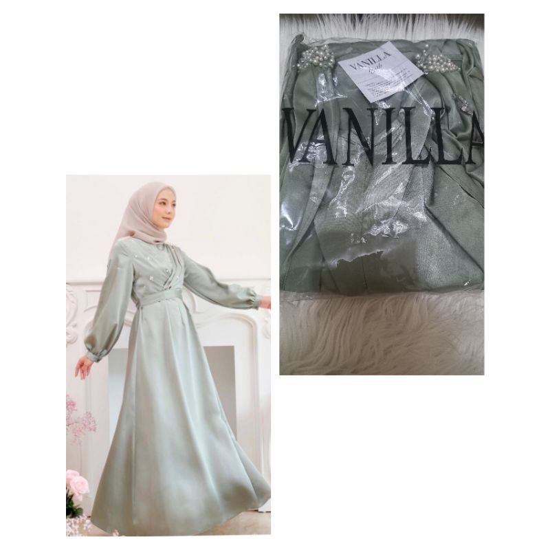Tala Dress Sagemint Dan Twotone Dress Dharmawangsa series dan HOMEDRESS KUPU By VanillaHijab