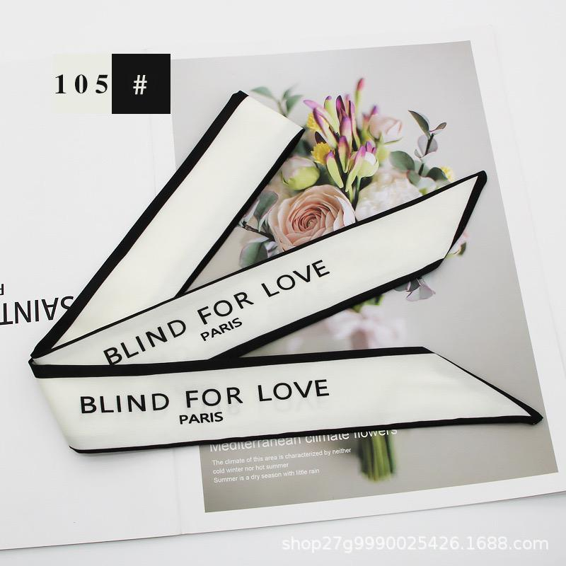 Syal Sutra Kecil Korea Fashion Wanita Blind For Love Series