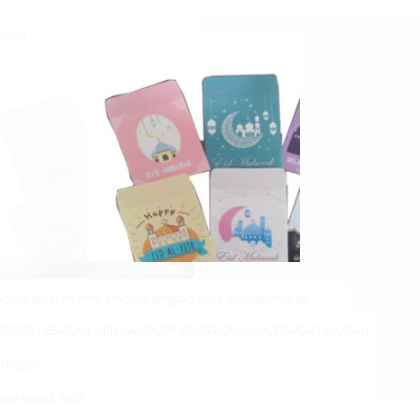 

REVA - AMPLOP LEBARAN MINI/AMPLOP ANGPAO MINI/LEBARAN MURAH