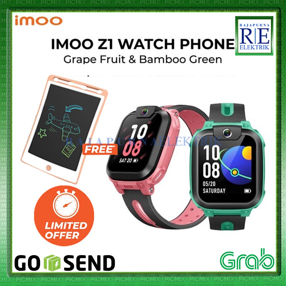 Imoo Smartwatch Phone Z1 jam Swimming Resistance HD Camera ORIGINAL