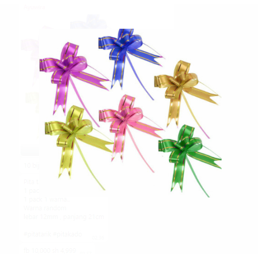 

BSS - 10 BIJI PITA TARIK UNTUK KADO ULANG TAHUN