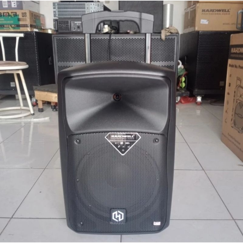 Speaker aktif portable hardwell 10 inch whisper10 karaoke mic wireless bluetooth whisper 10