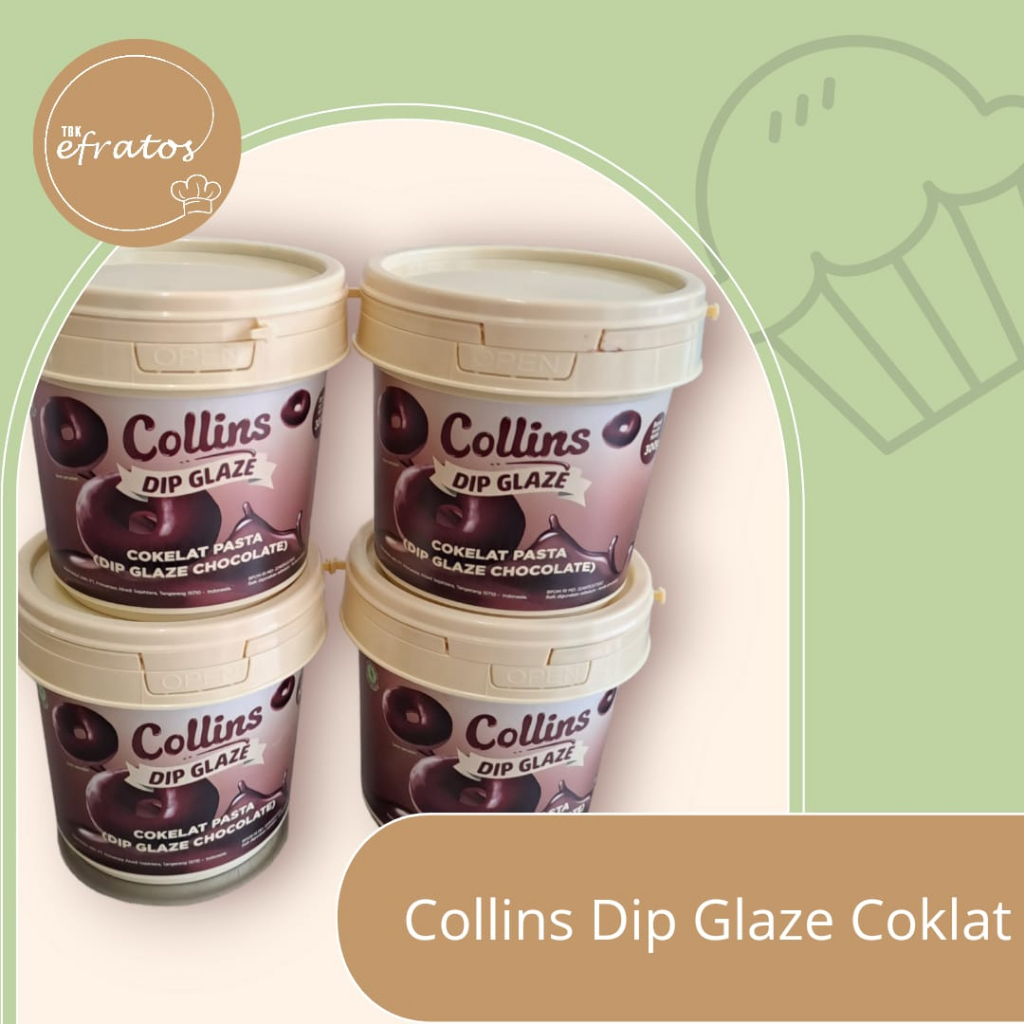 

Collins Dip Glaze coklat