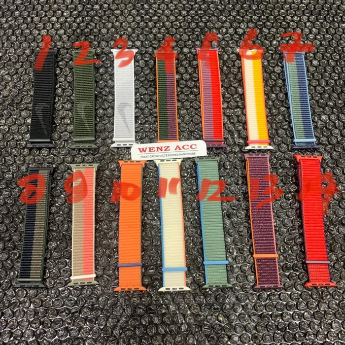 Strap Nylon Woven Apple Watch Iwatch Series 7 41mm 45mm