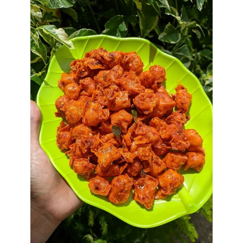 

Somay Kering Pedas Daun jeruk Kemasan 500gr