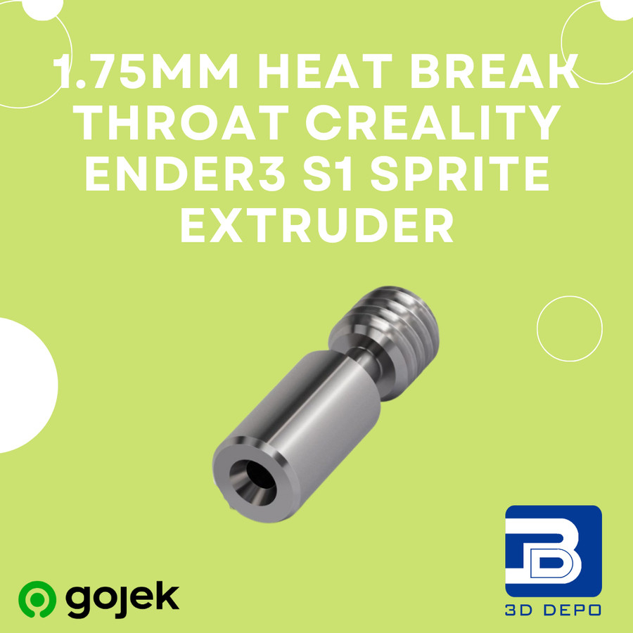 Smooth 1.75mm Heat Break Throat For CREALITY Ender3 S1 Sprite Extruder
